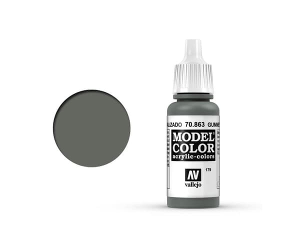 Vallejo 70.863, Grå, Acryl maling, Væske, 17 ml, 1 stykker |