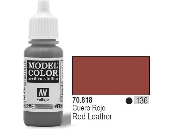 Vallejo 70.818, Rød, Acryl maling, Væske, 17 ml, 1 stykker