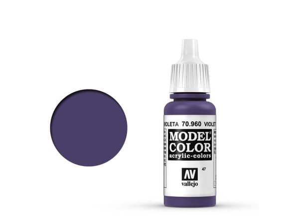 Vallejo 70.960, Violetti, Akryylimaali, Nestemäinen, 17 ml, 1 kpl |