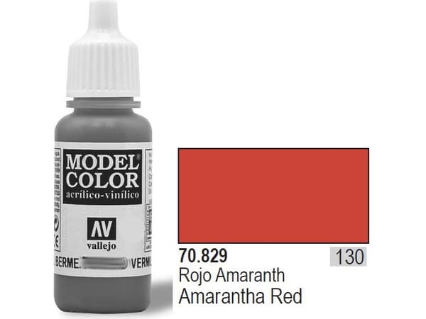 Vallejo 70.829, Röd, Akrylfärg, Vätska, 17 ml, 1 styck |