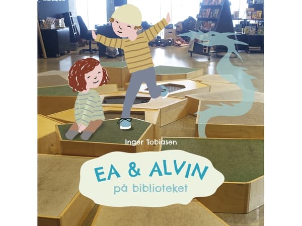 Ea og Alvin på biblioteket | Inger Tobiasen