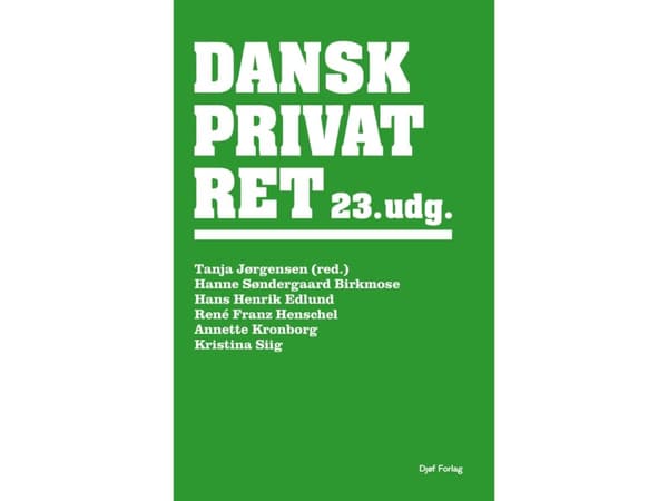 Dansk privatret | Peter Arnt Nielsen, Lars Lindencrone Petersen