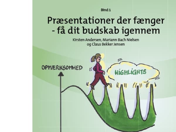 Presentationer som fängslar - Få fram ditt budskap | Kirsten Andersen, Mariann Bach Nielsen och Claus Bekker Jensen | Språk: Danska