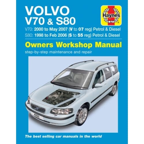 Volvo V70 / S80 Petrol & Diesel (98 - 07) Haynes Repair Manual (häftad, eng)