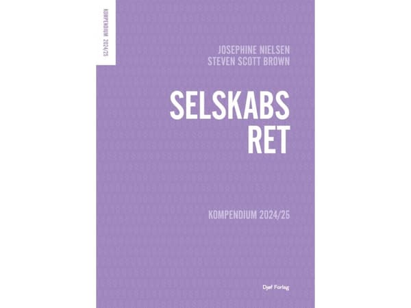 Kompendium i selskabsret | Josephine Nielsen, Steven Scott Brown