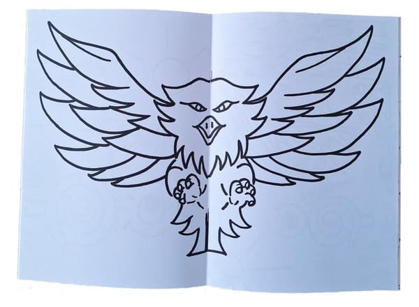 Coloring book: Birkakrigare - Hagbard & Signe - Viking Art Collection