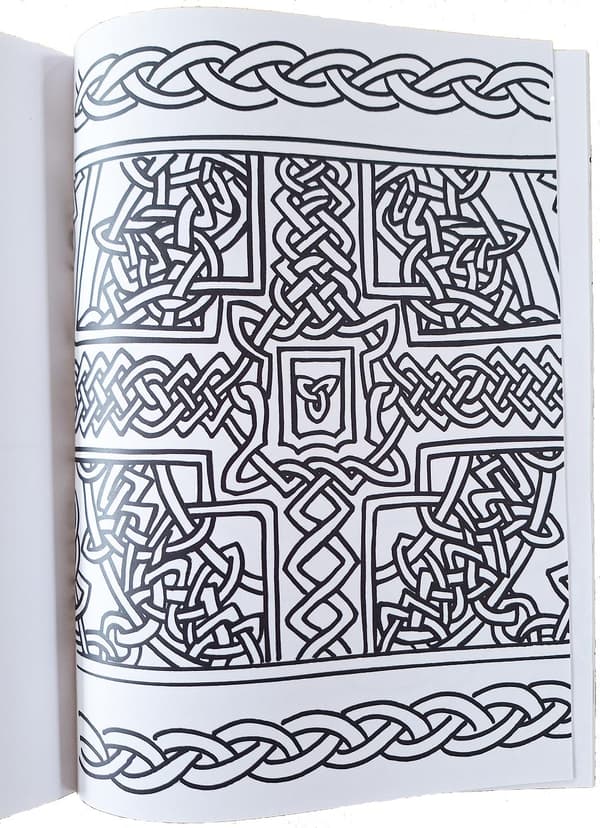 Coloring book: Birkakrigare - Hagbard & Signe - Viking Art Collection