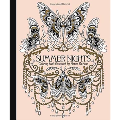 Summer Nights Coloring Book (inbunden, eng)