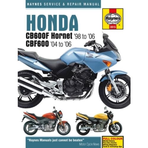 Honda CB600F Hornet & CBF600 (98 - 06) Haynes Repair Manual (häftad, eng)