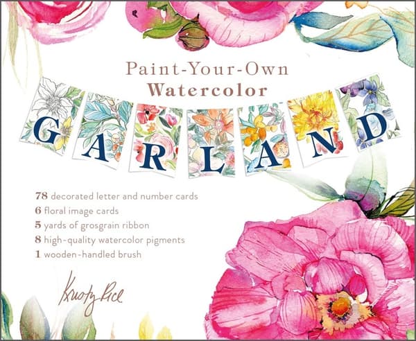 Paint-Your-Own Watercolor Garland 9780764363153