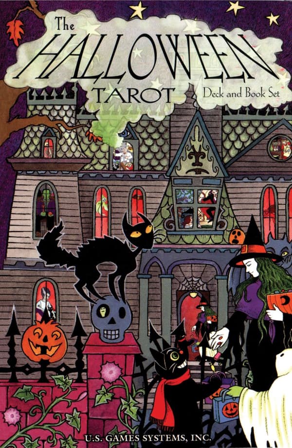 The Halloween Tarot Deck & Book Set 9781572810341