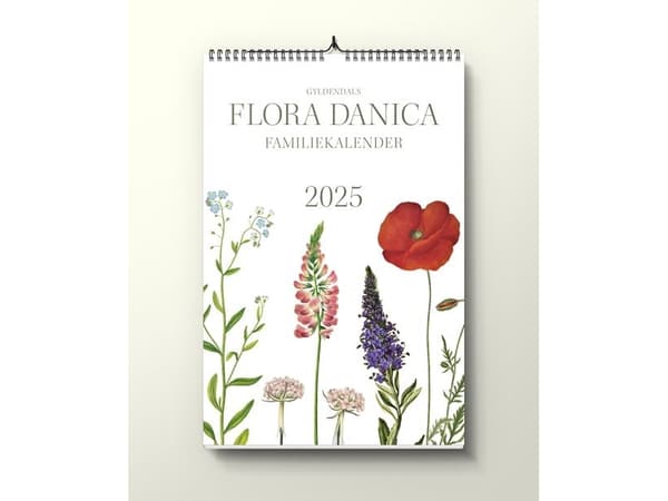 Flora Danica-familiekalender 2025 | Gyldendal | Språk: Dansk