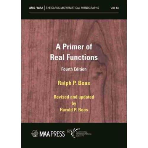 A Primer of Real Functions (häftad, eng)