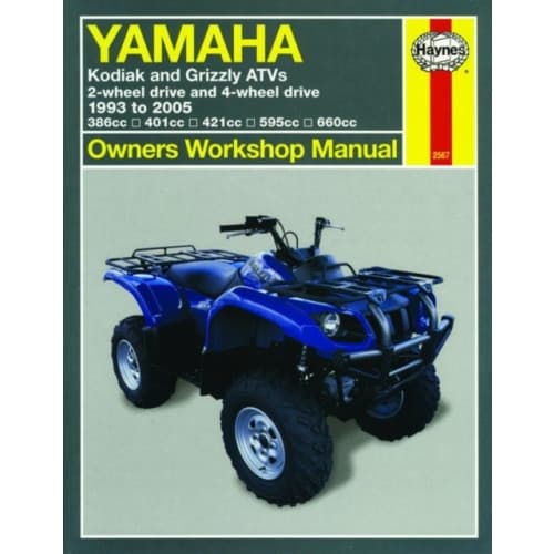 Yamaha Kodiak & Grizzly ATVs (93 - 05) Haynes Repair Manual (häftad, eng)