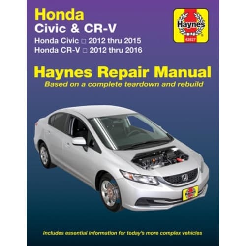 Honda Civic (12-15) & CR-V (12-16) Haynes Manual (USA) (häftad, eng)