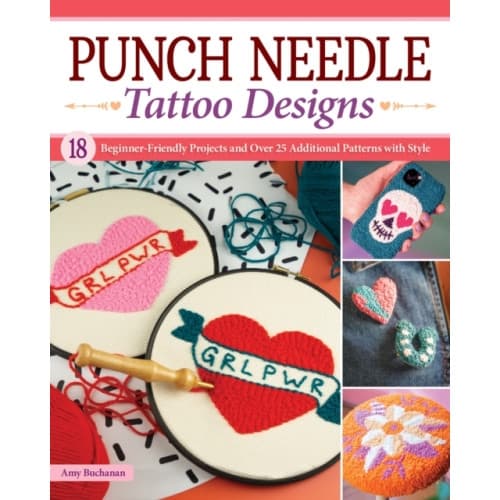 Punch Needle Tattoo Designs (häftad, eng)