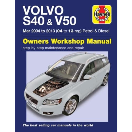 Volvo S40 & V50 Petrol & Diesel (Mar '04-'13) Haynes Repair Manual (häftad, eng)