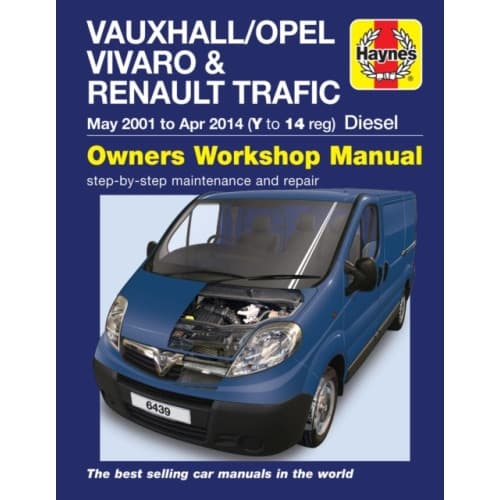 Vauxhall/Opel Vivaro & Renault Trafic Diesel May 01 to Apr 14 (Y to 14 reg) Haynes Repair Manual (häftad, eng)
