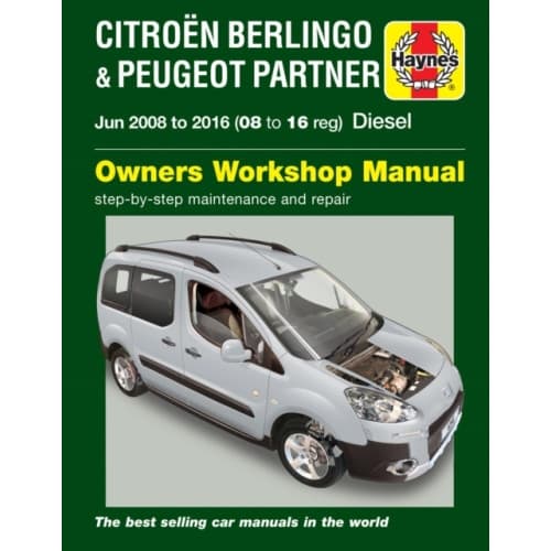 Citroen Berlingo & Peugeot Partner Diesel (June 08 - 16) 08 to 16 Haynes Repair Manual (häftad, eng)
