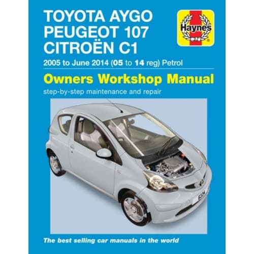 Toyota Aygo, Peugeot 107 & Citroen C1 Petrol ('05-June'14) 05 To 14 (häftad, eng)