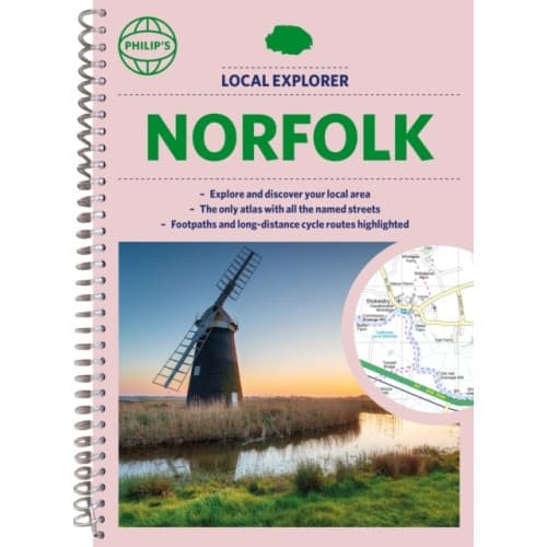 Philip's Local Explorer Street Atlas Norfolk (bok, spiral, eng)