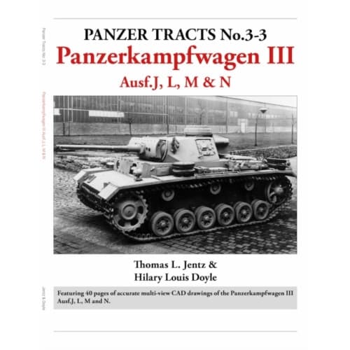 Panzer Tracts No.3-3: Panzerkampfwagen III Ausf.J, L, M & N (häftad, eng)
