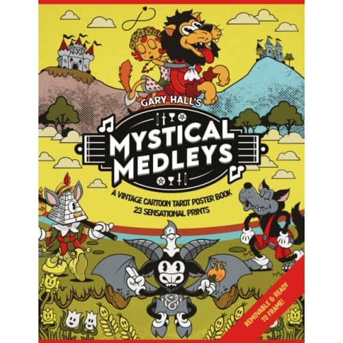 Mystical Medleys: A Vintage Cartoon Tarot Poster Book (häftad, eng)