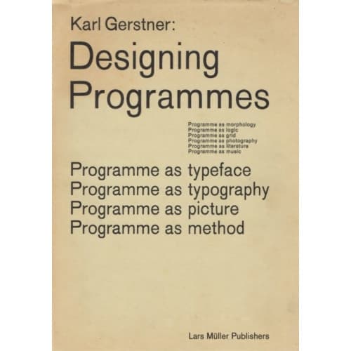 Designing Programmes (inbunden, eng)