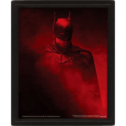The Batman (Vengence) 10 x 8" 3D Lenticular Poster (Framed)