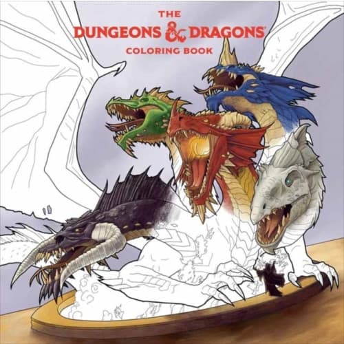 The Dungeons & Dragons Coloring Book (häftad, eng)