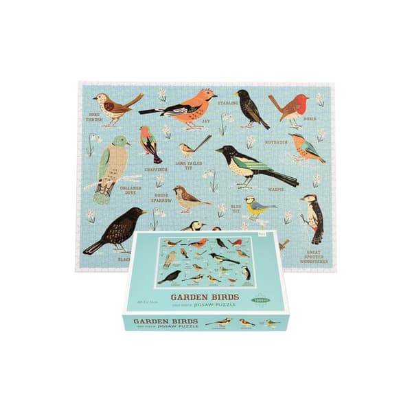 Jigsaw puzzle (1000 pieces) - Garden Birds