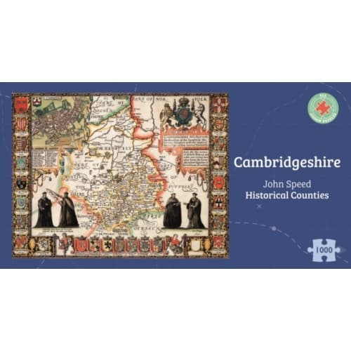 Cambridgeshire Historical 1610 Map 1000 Piece Puzzle