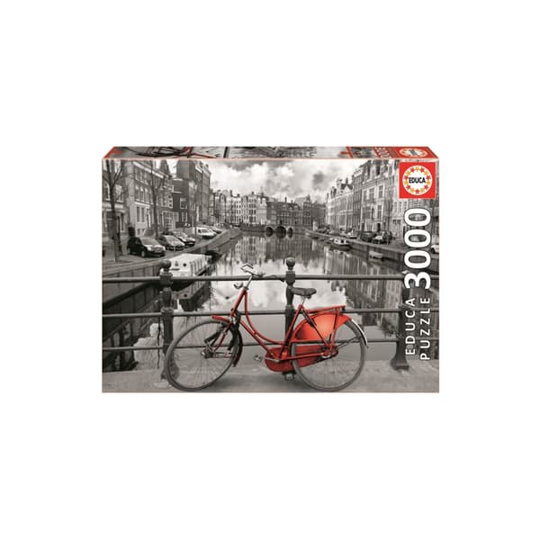 Amsterdam - Black & White 3000pc Puzzle (häftad, eng)