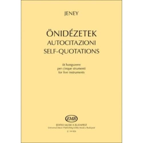 Jeney  Selfquotations (häftad, eng)
