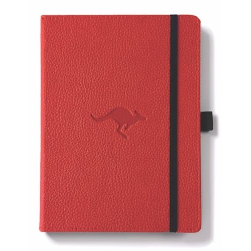 Dingbats A5+ Wildlife Red Kangaroo Notebook - Graph