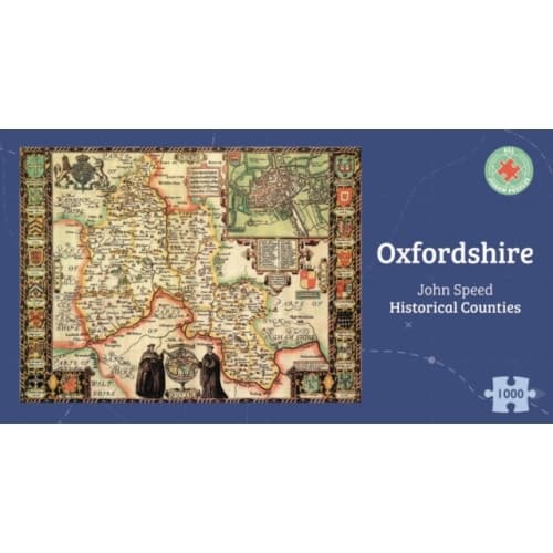 Oxfordshire Historical 1610 Map 1000 Piece Puzzle