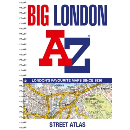 Big London A-Z Street Atlas (bok, spiral, eng)