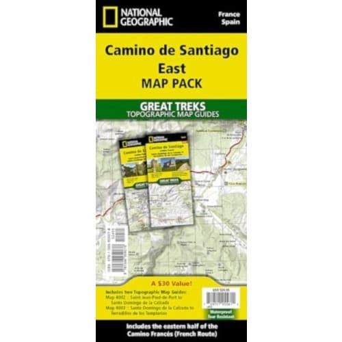Camino de Santiago East Map Map Pack Bundle