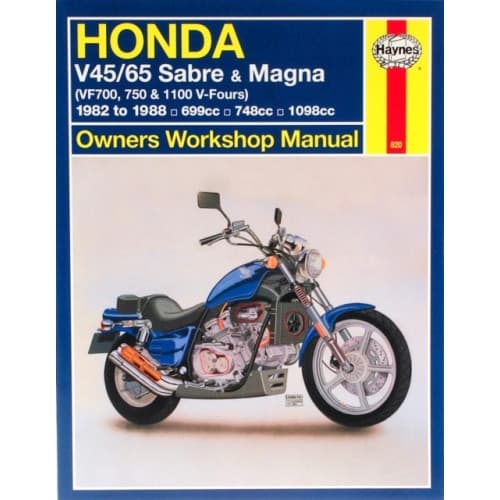 Honda V45/65 Sabre & Magna (82 - 88) Haynes Repair Manual (häftad, eng)