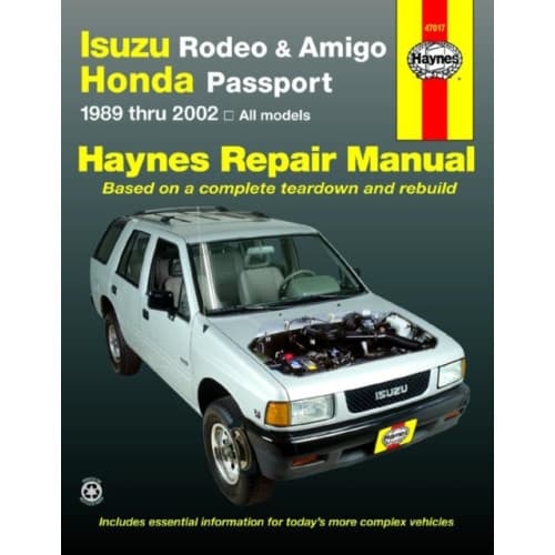 Isuzu Rodeo, Amigo & Honda Passport (89 - 02) (häftad, eng)