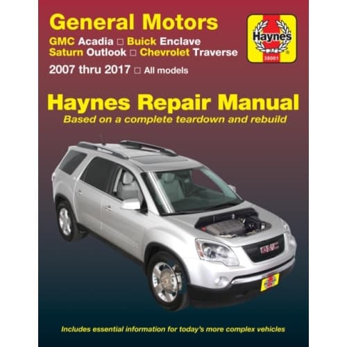 General Motors Acadia, (07-16), Enclave, (08-17), Outlook, (07-10) & Traverse, (09-17) (USA) (häftad, eng)