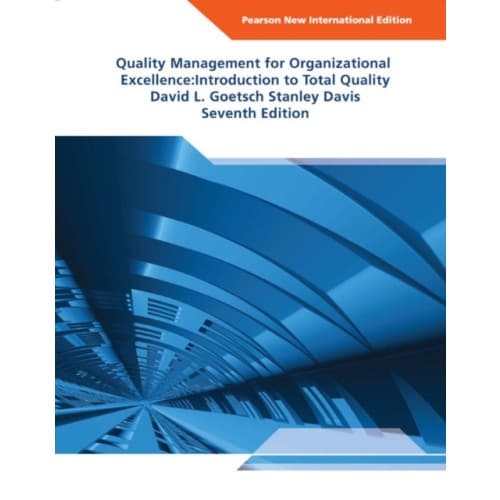 Quality Management for Organizational Excellence: Introduction to Total Quality (häftad, eng)