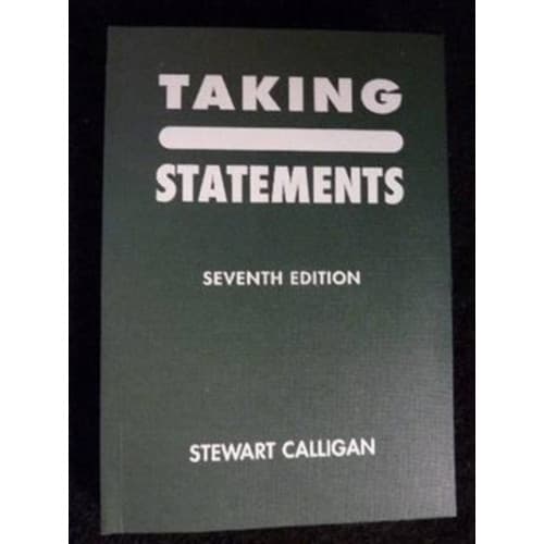 Taking Statements (häftad, eng)