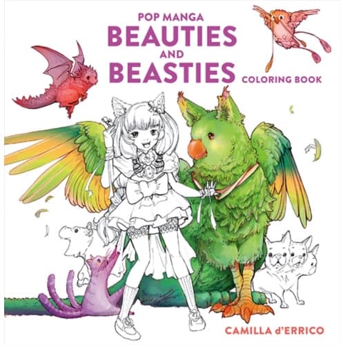 Pop Manga Beauties and Beasties Coloring Book (häftad, eng)