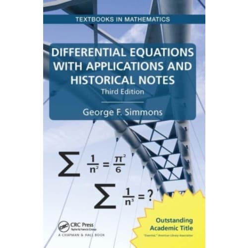 Differential Equations with Applications and Historical Notes (häftad, eng)