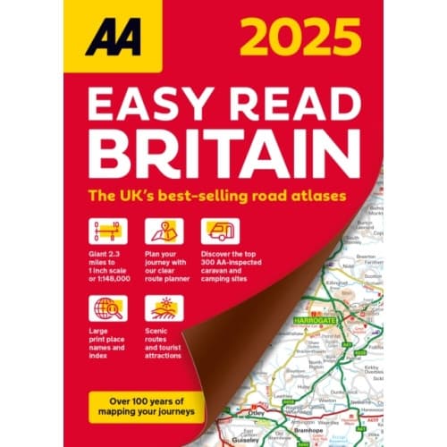AA Easy Read Atlas Britain 2025 (häftad, eng)