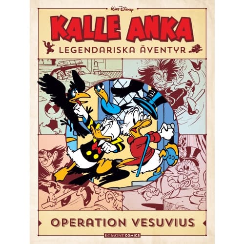 Kalle Anka legendariska äventyr. Operation Vesuvius (bok, kartonnage)