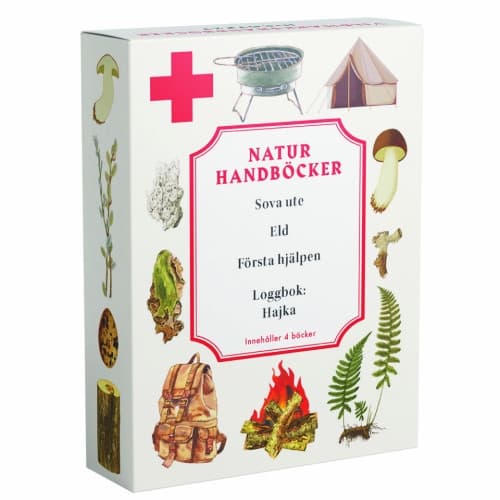 Naturhandböcker : sova ute, eld, första hjälpen, loggbok: hajka (häftad)