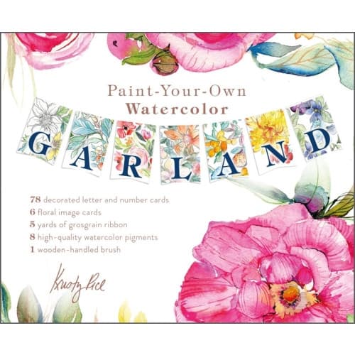 Paint-Your-Own Watercolor Garland (häftad, eng)