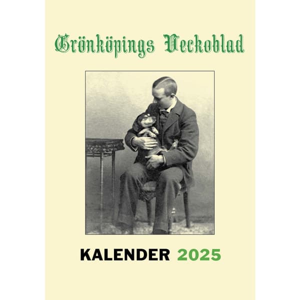 Grönköpings Veckoblad väggkalender 2025 (bok)